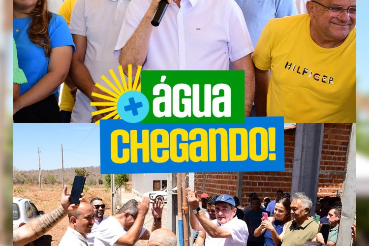 Novo sistema de abastecimento de água garante água encanada...