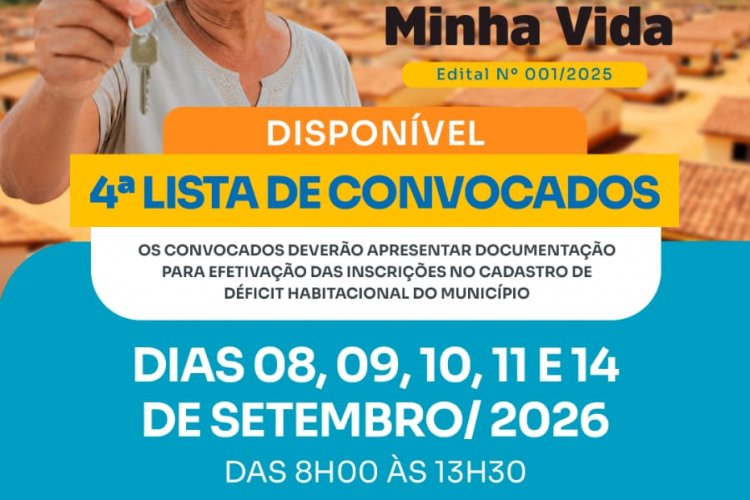 Prefeitura de Floriano divulga 4ª lista de convocados do...