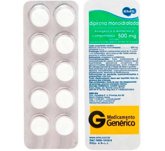 Dipirona 500mg em oferta