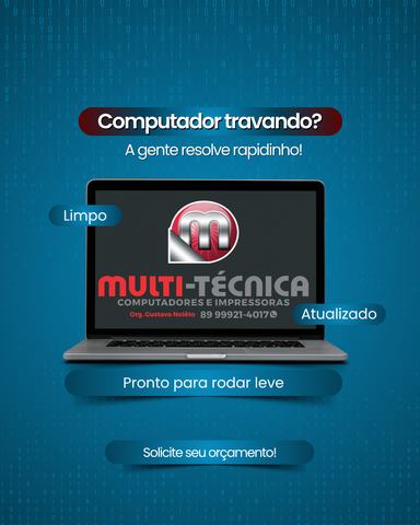Manutenção de notebook/atualização de sistema operacional
